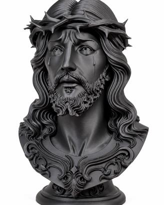 Busto di Gesù Cristo con Corona di Spine 3D