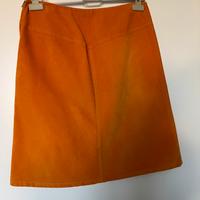 Gonna velluto arancione th 44