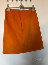 Gonna velluto arancione th 44