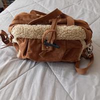 Borsa donna in finto camoscio