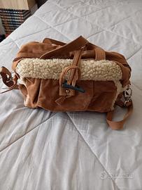 Borsa donna in finto camoscio