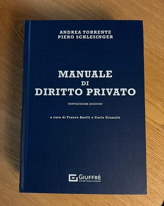 manuale diritto privato Torrente