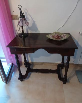 Scrittoio legno scuro