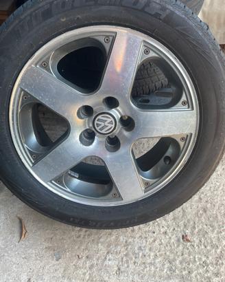 Cerchi SantaMonica+gomme in buono stato per Golf 4