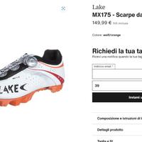 Scarpe  MTB LAKE MX 175