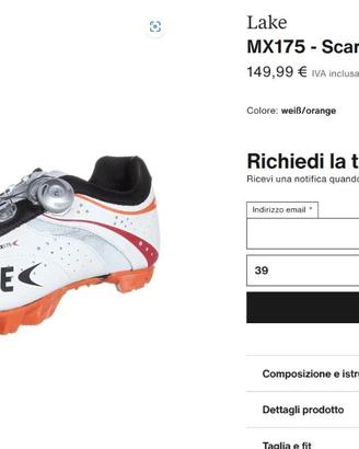 Scarpe  MTB LAKE MX 175