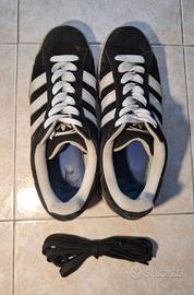 Adidas Campus nere bianche N°45