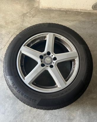 4 ruote invernali Mercedes 17” continental 235/60
