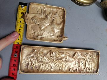 antichi posacenere portapenne ottone portacenere