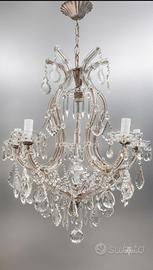 lampadario vintage stile Maria Teresa 