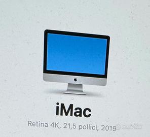 apple imac retina 4k 21,5'' tenuto da amatore