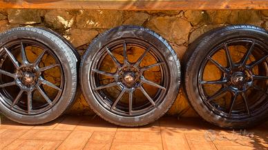 CERCHI 17 DOTZ KENDO E GOMME BRIDGESTONE