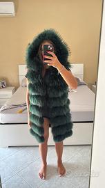 Gilet pelliccia e pelle