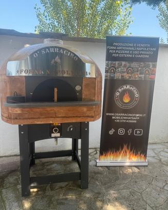 Forno Pizza Legna o gas per esterno. Alta Qualità 