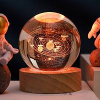 Lampada Luce con Sistema Solare a forma di Sfera