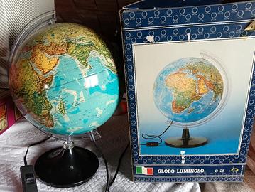 Mappamondo retroilluminato