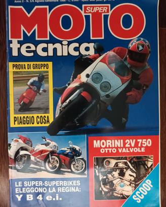 Rivista MOTO TECNICA numero 5 / 6 anno 1988