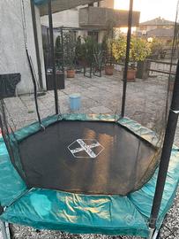 Trampolino exagonal 240 Decathlon