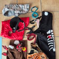 9 pz accessori cane (bassotto 7 kg )