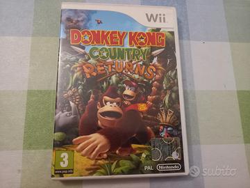 gioco nintendo wii donkey Kong country Returns 