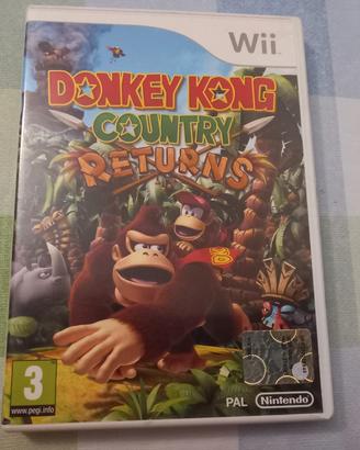 gioco nintendo wii donkey Kong country Returns 