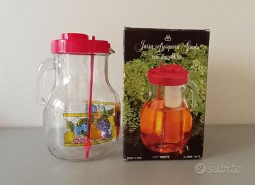 Brocca / caraffa ghiaccio vetro AVIR. Nuovo