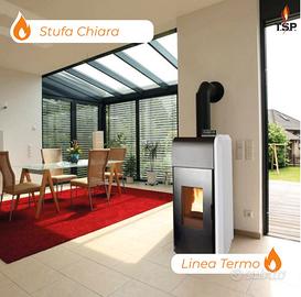Stufa pellet TSP CHIARA 29 kw idrostufa