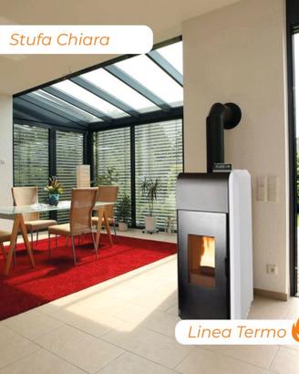 Stufa pellet TSP CHIARA 29 kw idrostufa