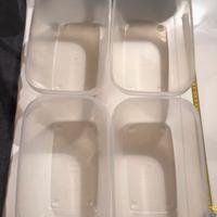 4 Contenitiri in plastica senza coperchio GioStyle