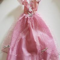 Abito barbie rosa genuine con difetti