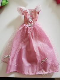 Abito barbie rosa genuine con difetti