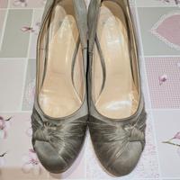 Scarpe donna da cerimonia con zeppa tg 42 Bata