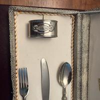 Posate vintage argento 800 e placate