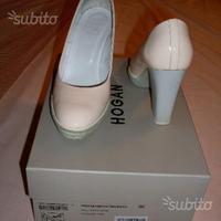 Hogan 36 decollete rosa pallido