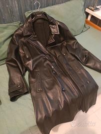 soprabito di pelle nero y