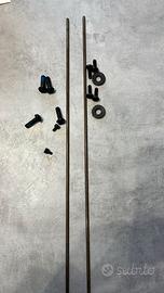 Aste di fissaggio per poggiapiedi sedia gaming