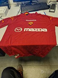 Maglia AS Roma 2003 2004 Diadora Mazda L