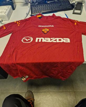 Maglia AS Roma 2003 2004 Diadora Mazda L