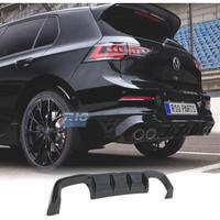 DIFFUSORE VOLKSWAGEN GOLF 8 LOOK R DOPPIA USCITA
