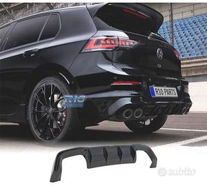 DIFFUSORE VOLKSWAGEN GOLF 8 LOOK R DOPPIA USCITA