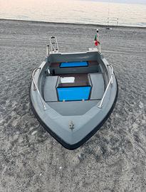 Barca e motore mercury 15cv