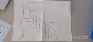 scala in legno a giorno