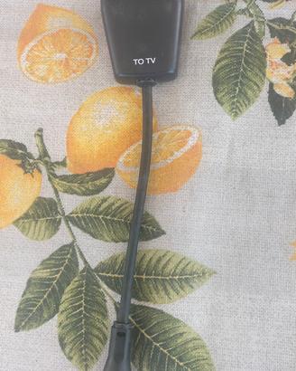 cavo TV alimentato 12v