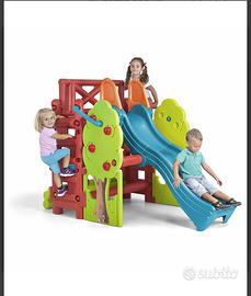 Casa scivolo da giardino