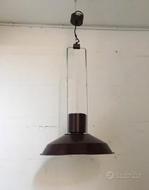 Lampadario Stilnovo a doppia luce anni 70’