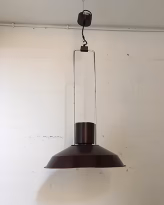 Lampadario Stilnovo a doppia luce anni 70’