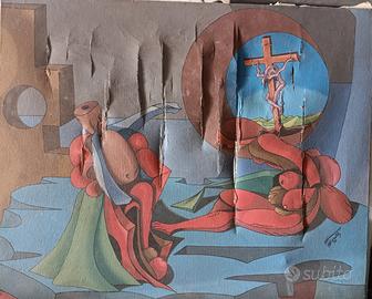 Mimmo Marilli - dipinto del 1975