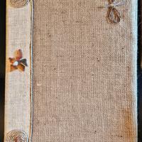 Copertina/portamenù/portalistino in ecomateriali