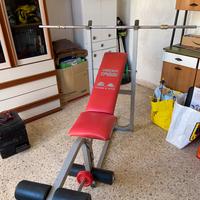 Panca per addominali e gambe della Fassi