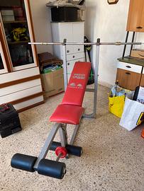 Panca per addominali e gambe della Fassi